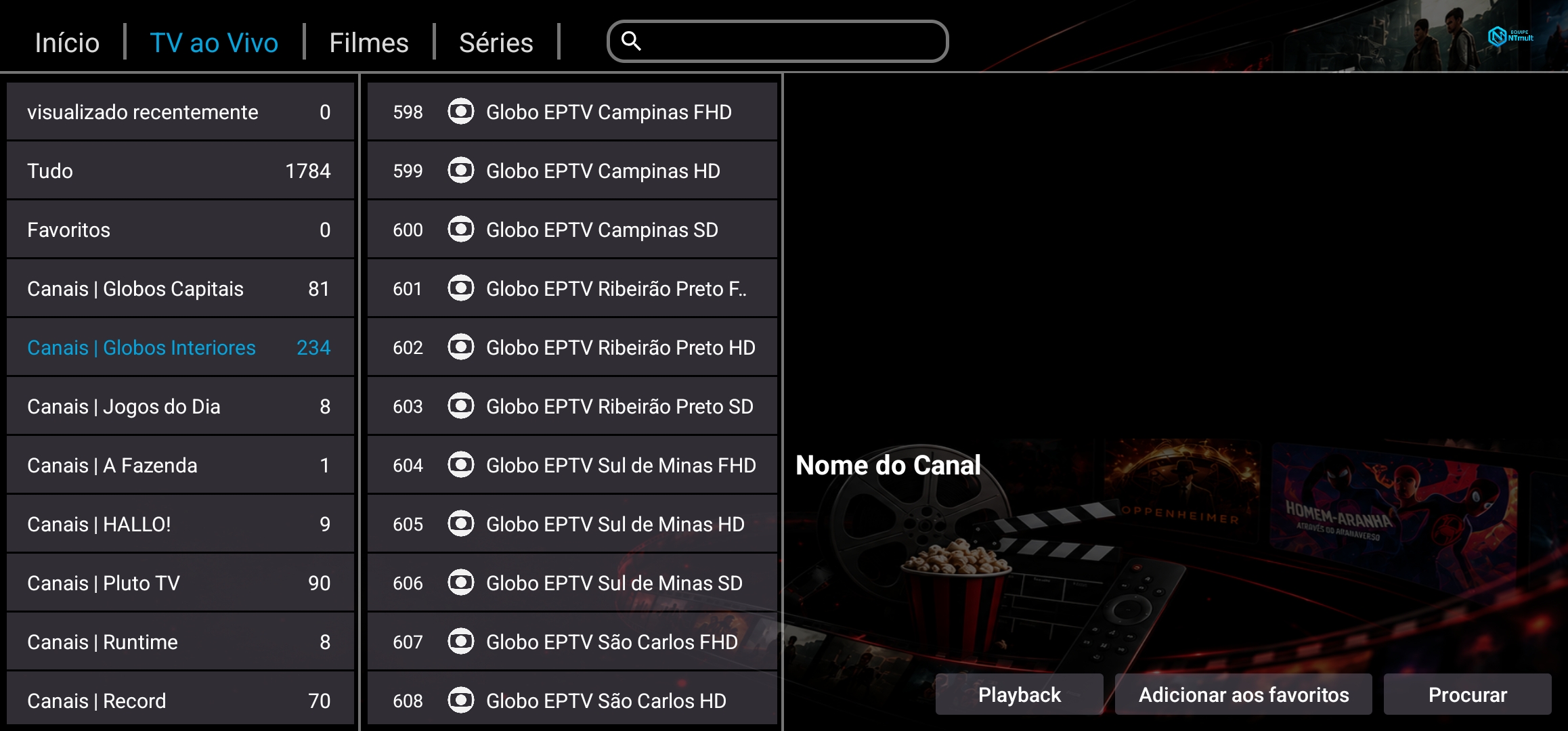Captura de Equipe NTmult